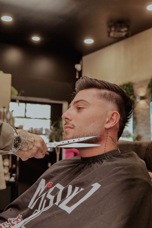 A stylish wooden table