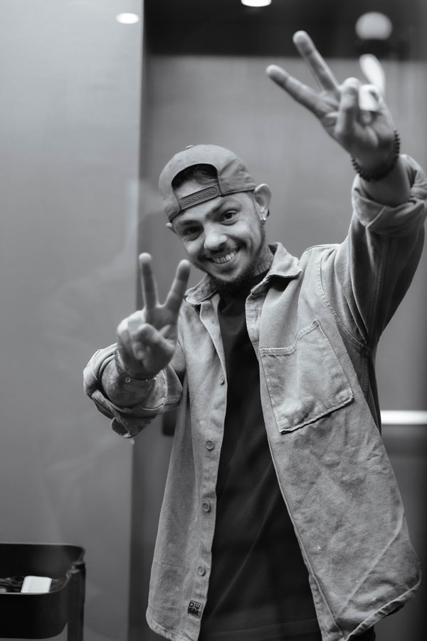 A cozy room with a cute dog and cushions